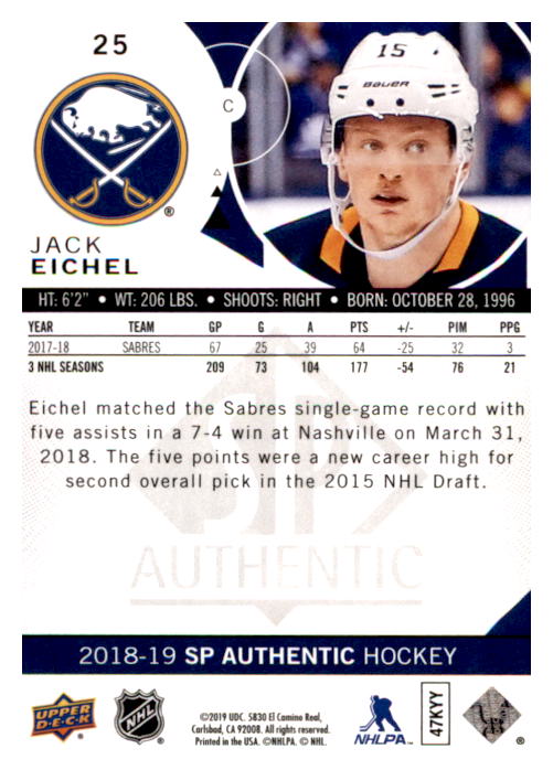 B0635- 2018-19 SP Hockey Card #s 1-140 +Parallels -You Pick- 15+ FREE US SHIP - Picture 47 of 275