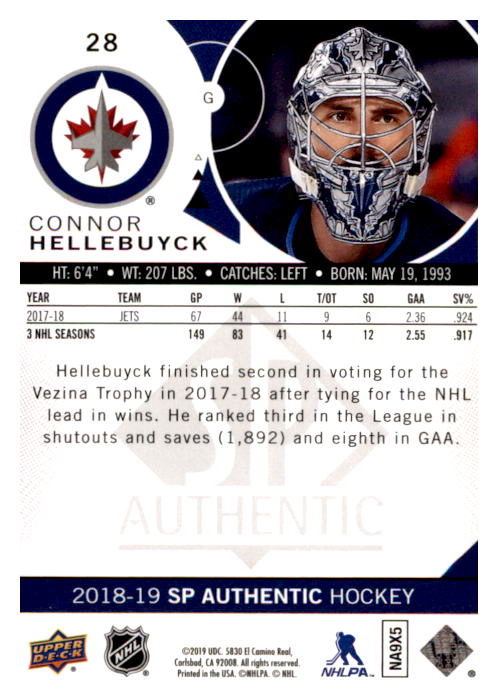 B0635- 2018-19 SP Hockey Card #s 1-140 +Parallels -You Pick- 15+ FREE US SHIP - Picture 51 of 275