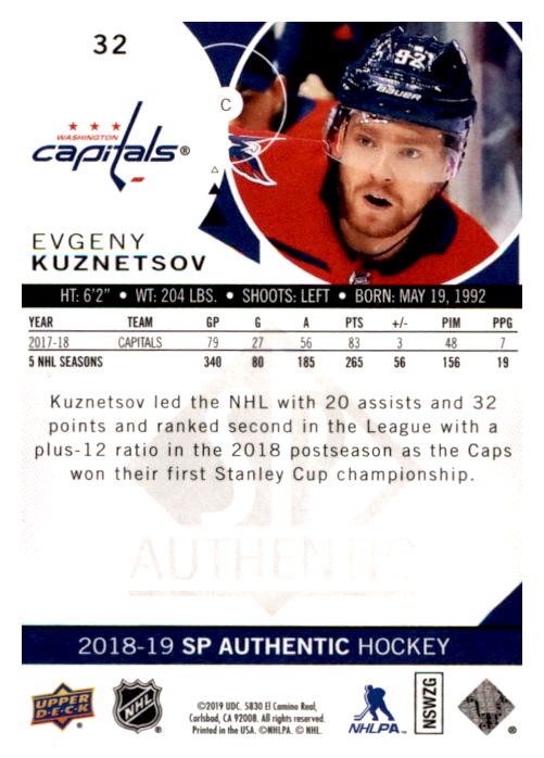 B0635- 2018-19 SP Hockey Card #s 1-140 +Parallels -You Pick- 15+ FREE US SHIP - Picture 59 of 275