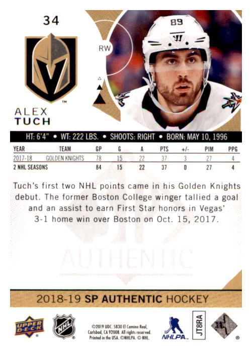 B0635- 2018-19 SP Hockey Card #s 1-140 +Parallels -You Pick- 15+ FREE US SHIP - Picture 63 of 275