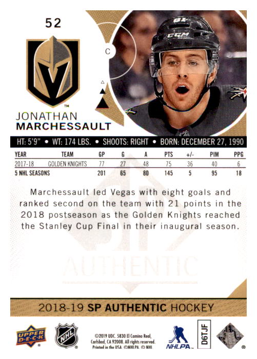 B0635- 2018-19 SP Hockey Card #s 1-140 +Parallels -You Pick- 15+ FREE US SHIP - Picture 99 of 275