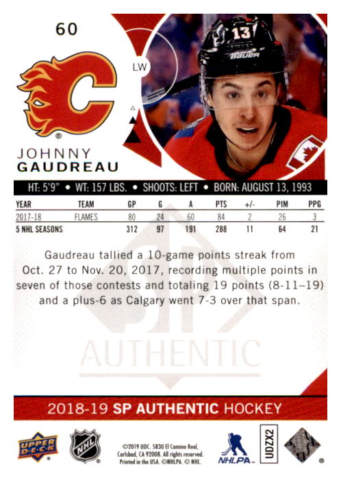 B0635- 2018-19 SP Hockey Card #s 1-140 +Parallels -You Pick- 15+ FREE US SHIP - Picture 113 of 275