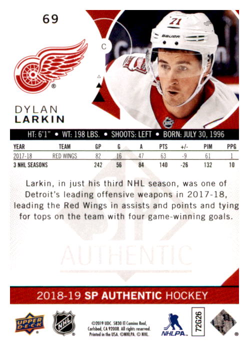 B0635- 2018-19 SP Hockey Card #s 1-140 +Parallels -You Pick- 15+ FREE US SHIP - Picture 129 of 275