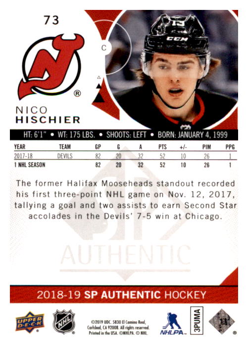B0635- 2018-19 SP Hockey Card #s 1-140 +Parallels -You Pick- 15+ FREE US SHIP - Picture 135 of 275