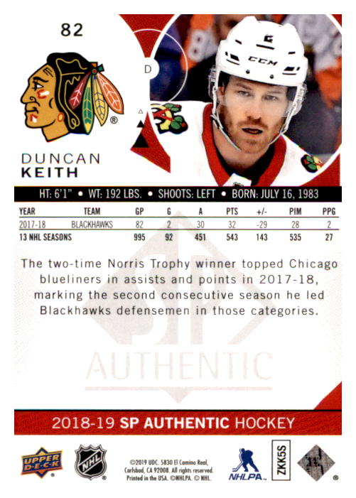 B0635- 2018-19 SP Hockey Card #s 1-140 +Parallels -You Pick- 15+ FREE US SHIP - Picture 153 of 275