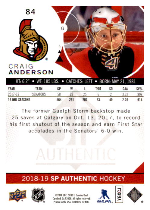 B0635- 2018-19 SP Hockey Card #s 1-140 +Parallels -You Pick- 15+ FREE US SHIP - Picture 157 of 275