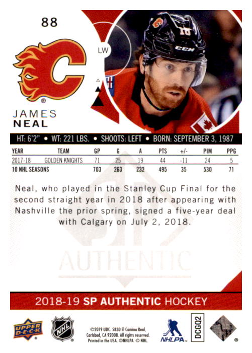 B0635- 2018-19 SP Hockey Card #s 1-140 +Parallels -You Pick- 15+ FREE US SHIP - Picture 163 of 275