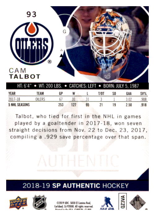 B0635- 2018-19 SP Hockey Card #s 1-140 +Parallels -You Pick- 15+ FREE US SHIP - Picture 171 of 275