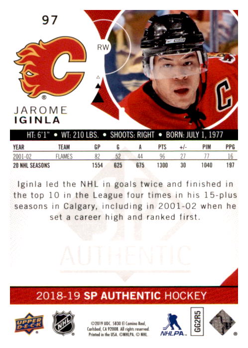 B0635- 2018-19 SP Hockey Card #s 1-140 +Parallels -You Pick- 15+ FREE US SHIP - Picture 177 of 275