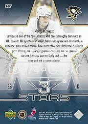 2003-04 Upper Deck Three Stars #TS12 Mario Lemieux back image
