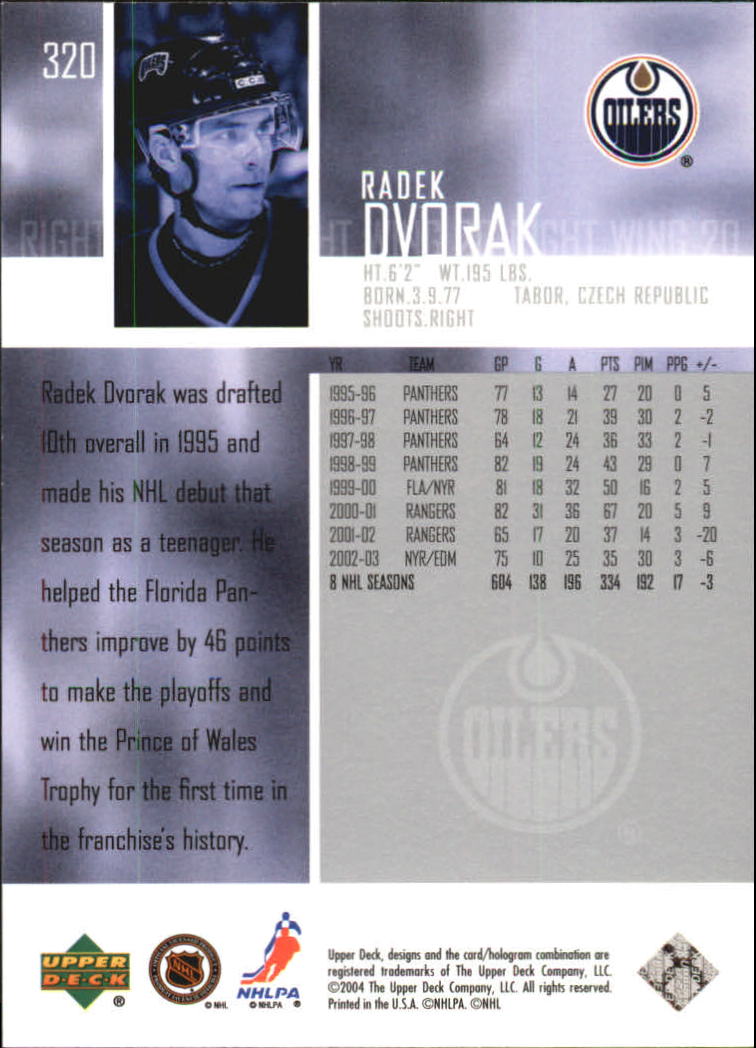 2003-04 Upper Deck Hockey Card Pick 251-465