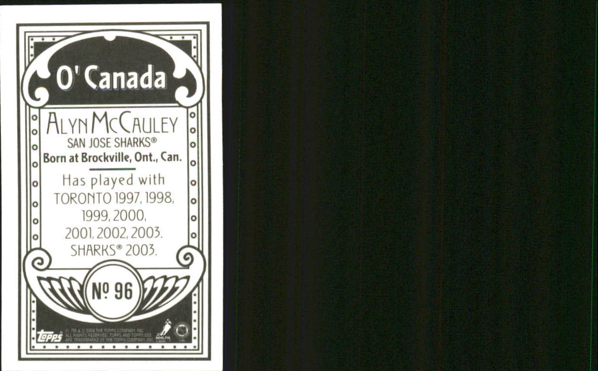 Sports Card Back