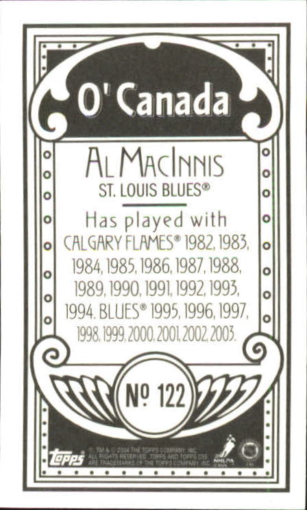Sports Card Back