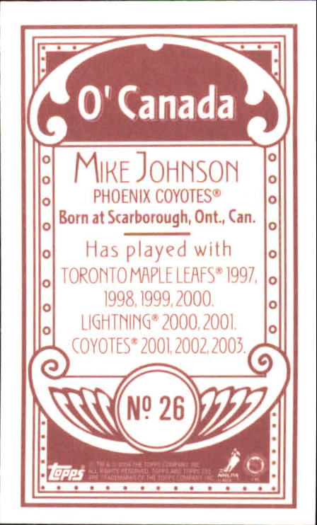 Sports Card Back