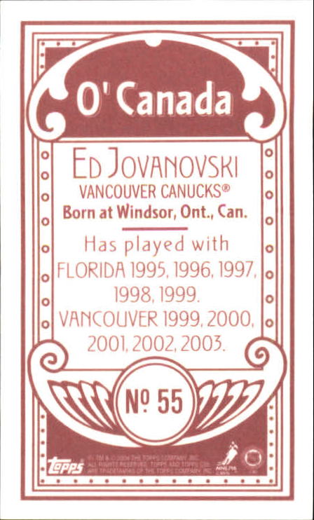 Sports Card Back