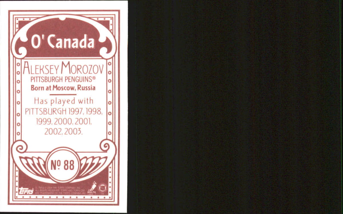 Sports Card Back