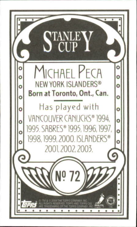 Sports Card Back