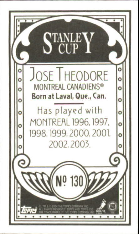 Sports Card Back