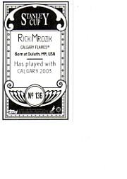 Sports Card Back