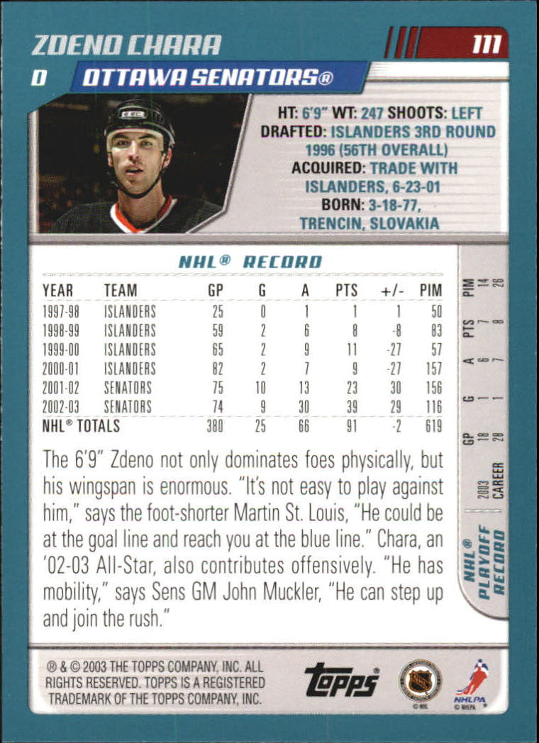 Sports Card Back