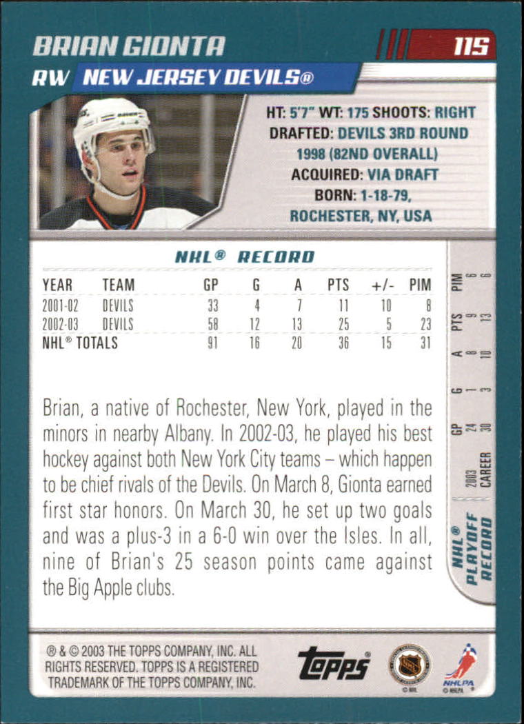 Sports Card Back
