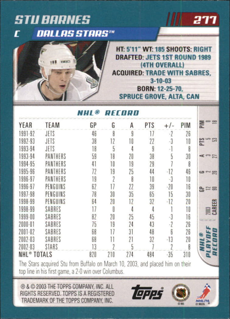 Sports Card Back