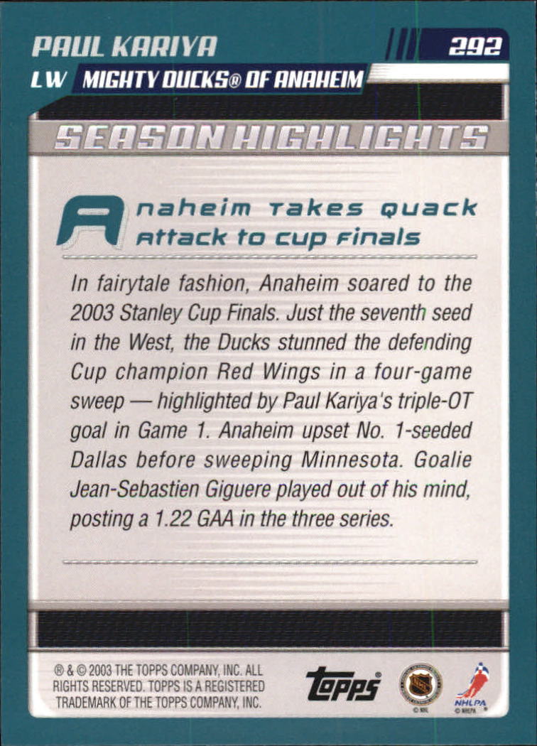 Sports Card Back