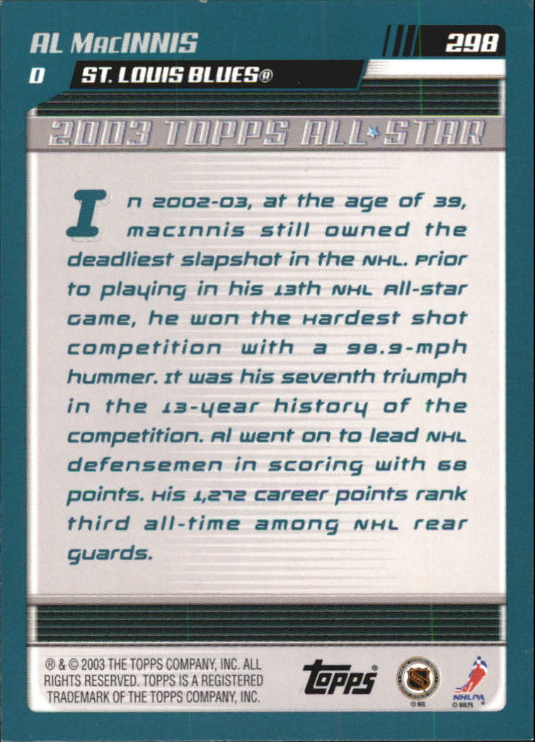 Sports Card Back