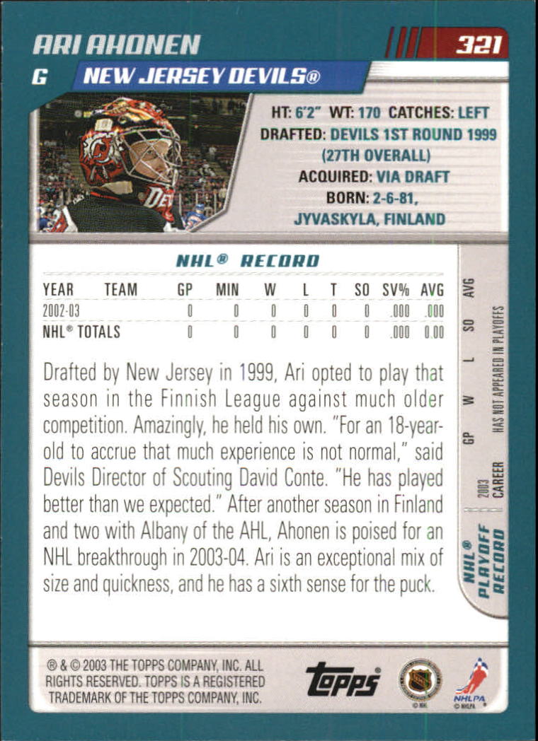 Sports Card Back