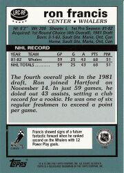 Sports Card Back