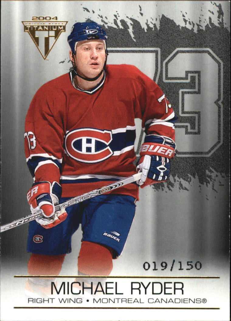 2003-04 Titanium Hobby Jersey Number Parallels #56 Michael Ryder