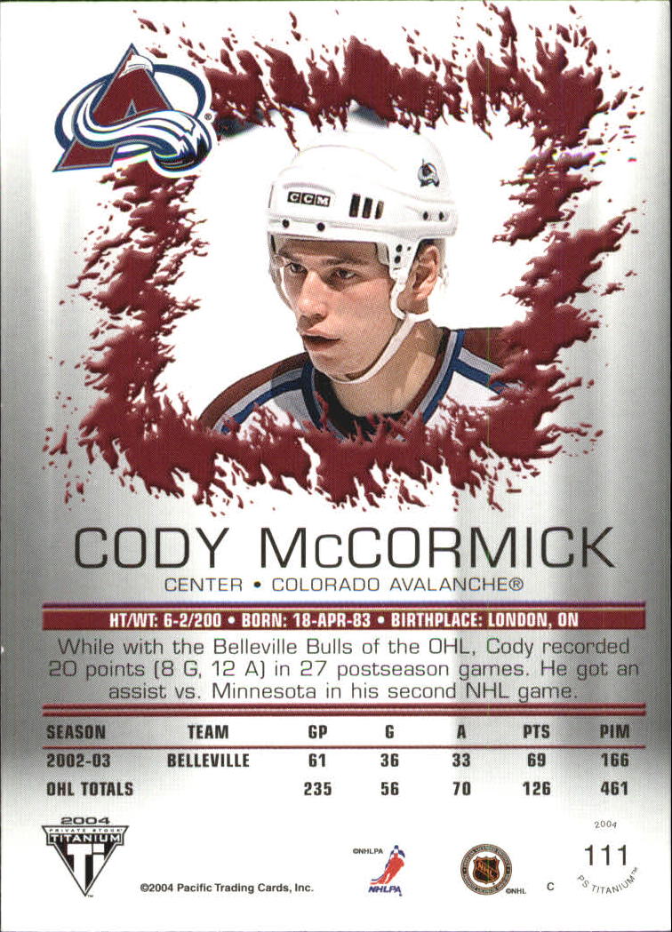 Sports Card Back