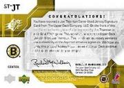 Sports Card Back