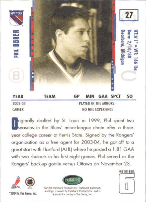 Sports Card Back