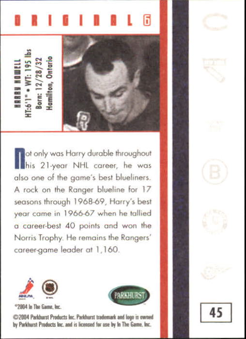 Sports Card Back