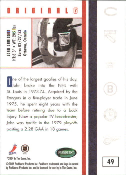 Sports Card Back
