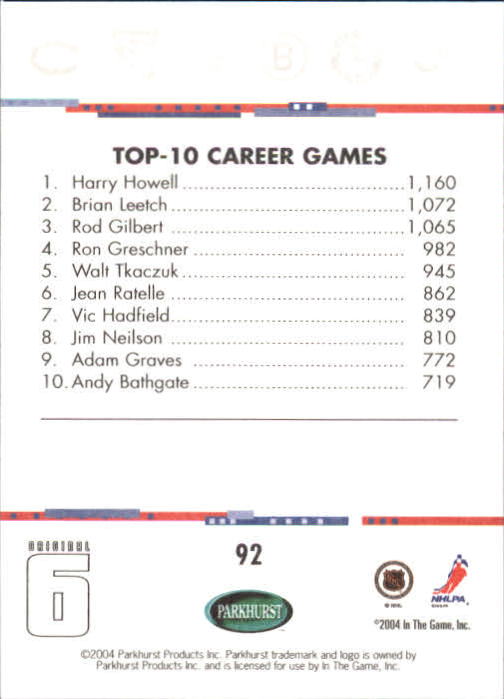 Sports Card Back