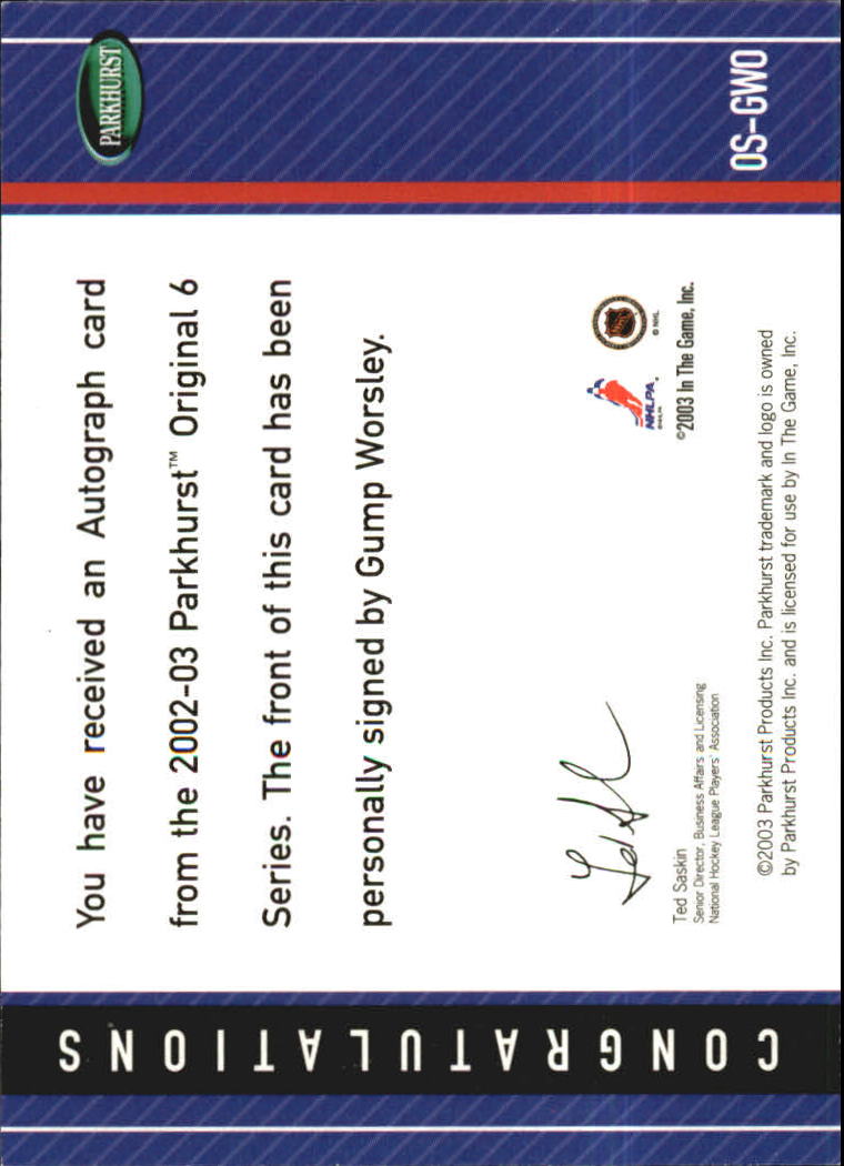 Sports Card Back
