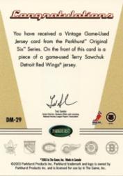 Sports Card Back