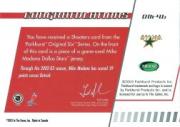 Sports Card Back