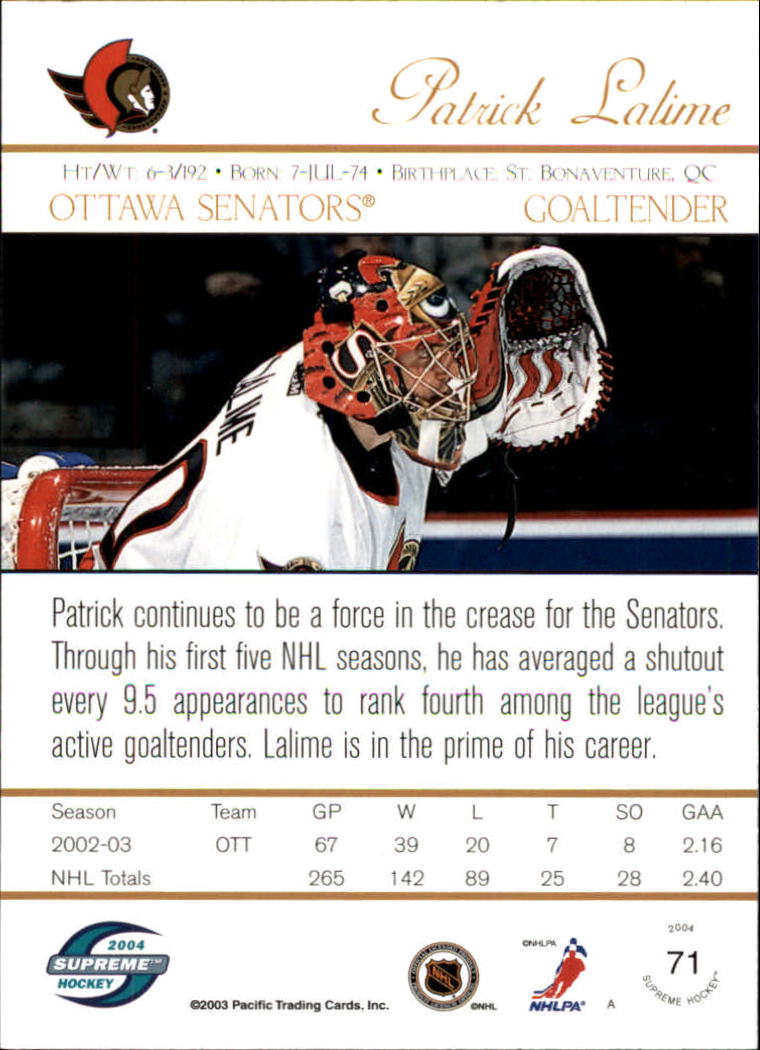 Sports Card Back