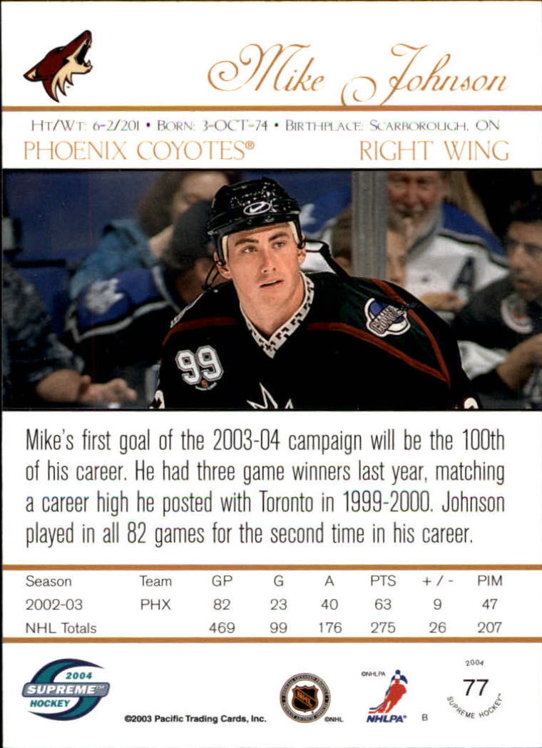 Sports Card Back