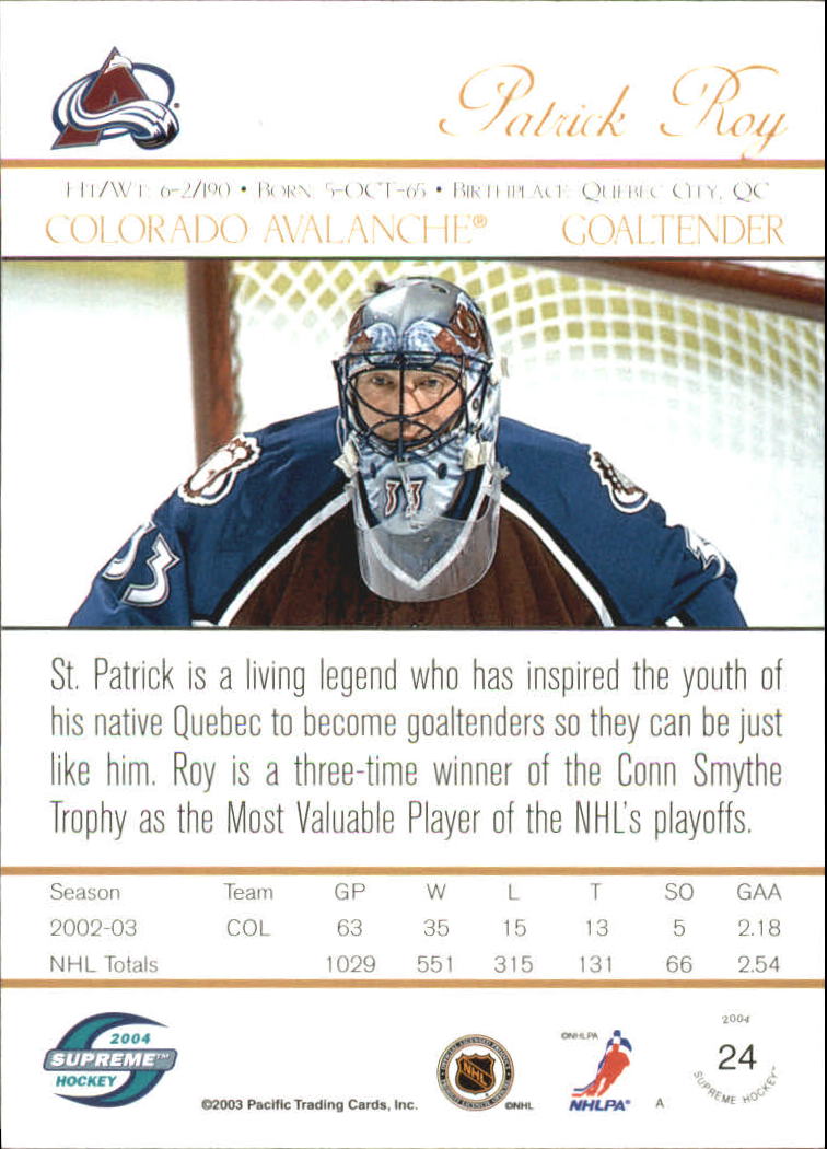 Sports Card Back