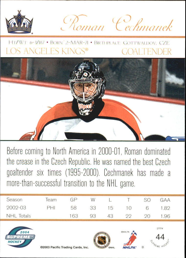 Sports Card Back