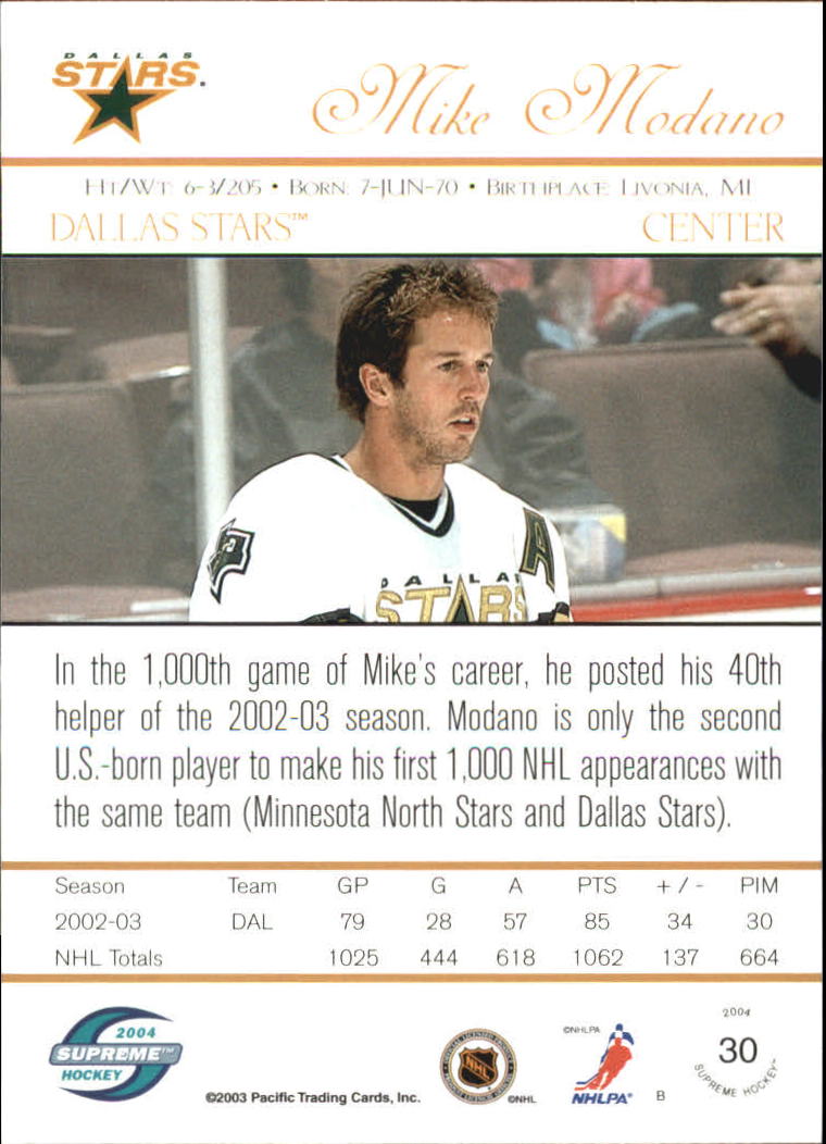 Sports Card Back