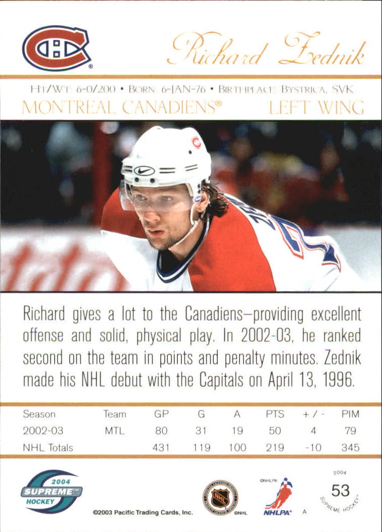 Sports Card Back
