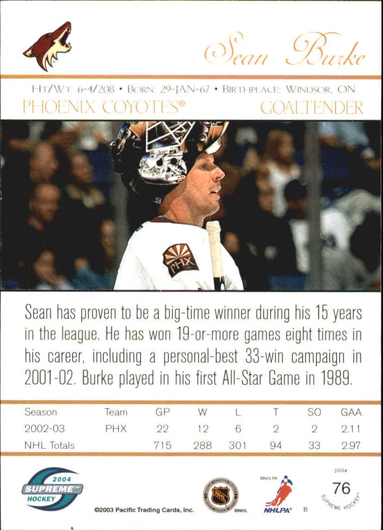 Sports Card Back
