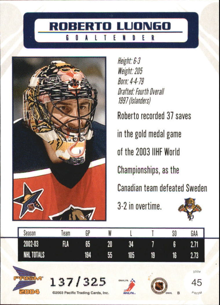 Sports Card Back