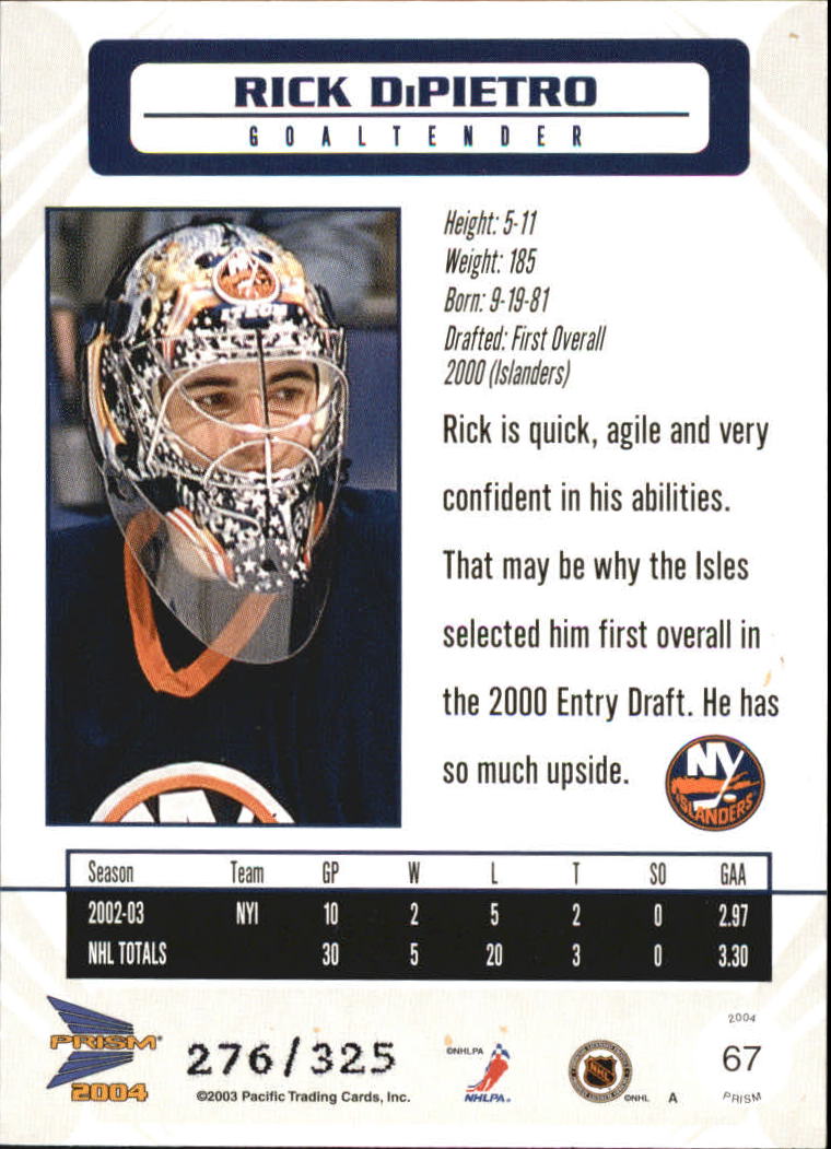 Sports Card Back