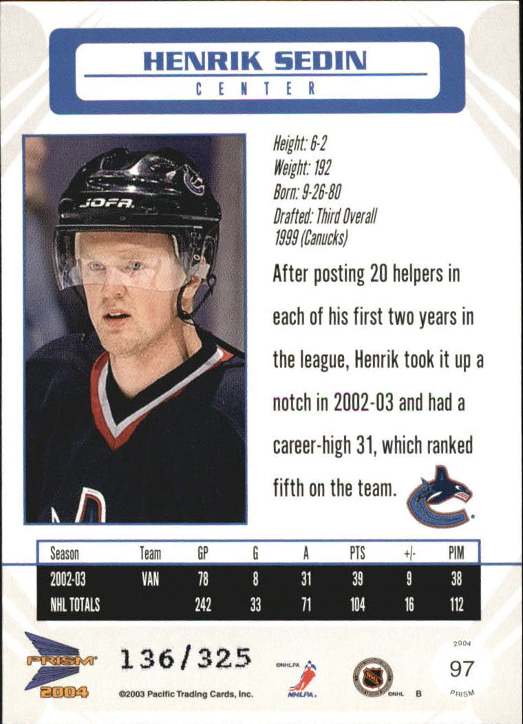 Sports Card Back